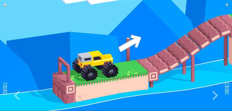 Driving game on mobile
